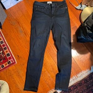 Paige Dark Blue high wasted jeans